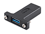 Panel Mount USB 3 Type-A Coupler F-F