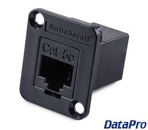 Switchcraft XLR-mount Cat5e coupler F/F