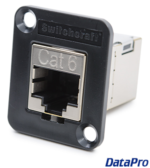 Switchcraft CAT6 Shielded Coupler Neutrik D/XLR Mount