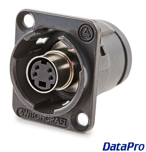 Switchcraft XLR-mount S-Video coupler F/F