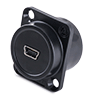 Switchcraft USB Mini-B Coupler Neutrik D Mount