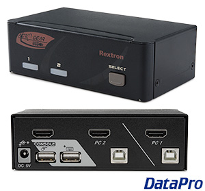 Rextron HDMI USB KVM Switch 2 and 4 Port
