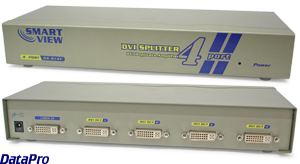 DVI 4-Way Video Splitter/Booster