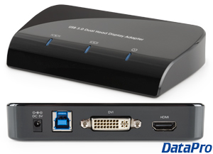 USB 3.0 Dual Output Video Adapter DVI/HDMI
