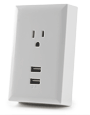 USB AC Adapter With 120v Passthrogh