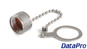 Rugged N-Type Tethered Dust Cover