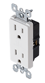 Power Outlet Decora Duplex 125v/15A