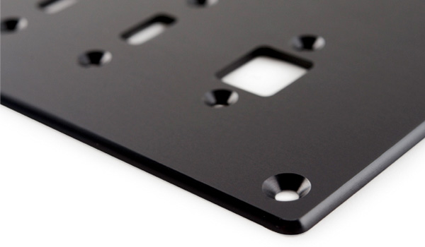 Custom Front Panel For Peli Case 1200 & 1300 – Dibond With Hole Cutout For Mounting