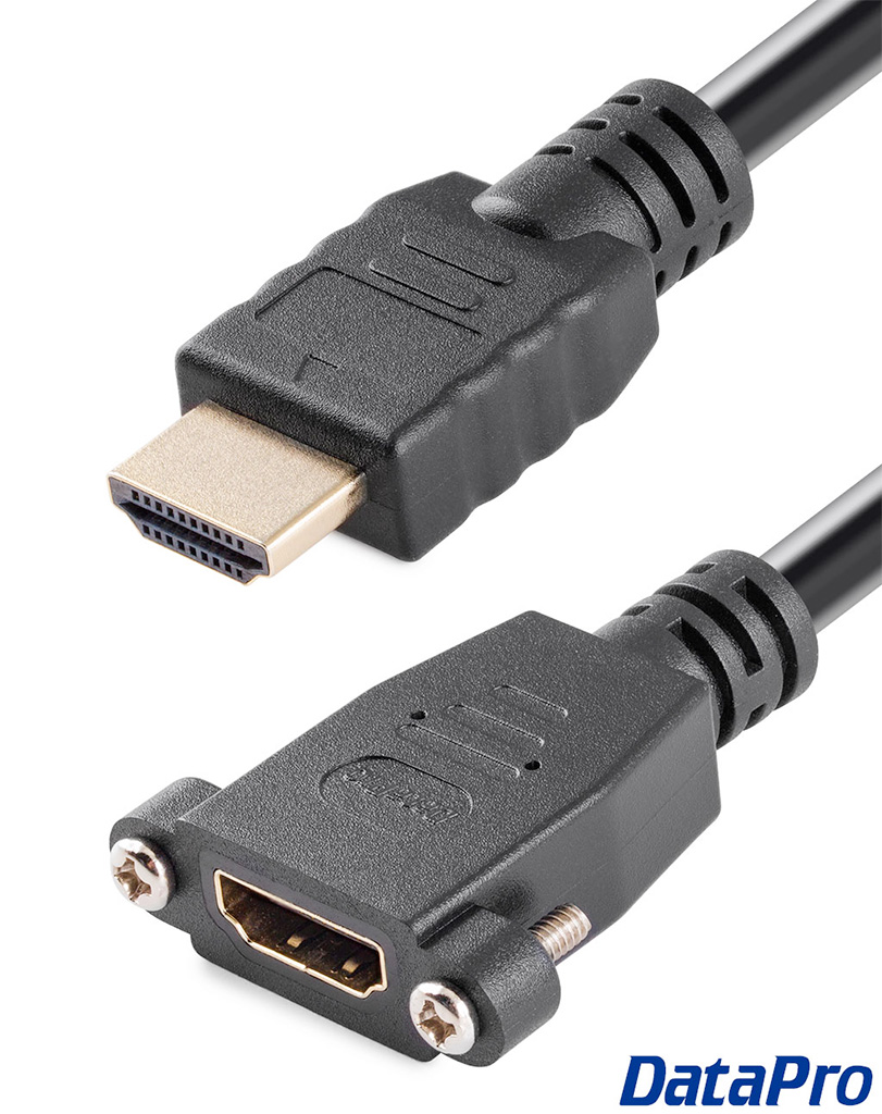 New! Super Flexible Panel-Mount HDMI Cables