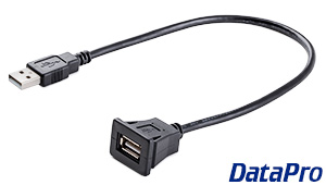 New! Snap-In Panel Mount USB Cables