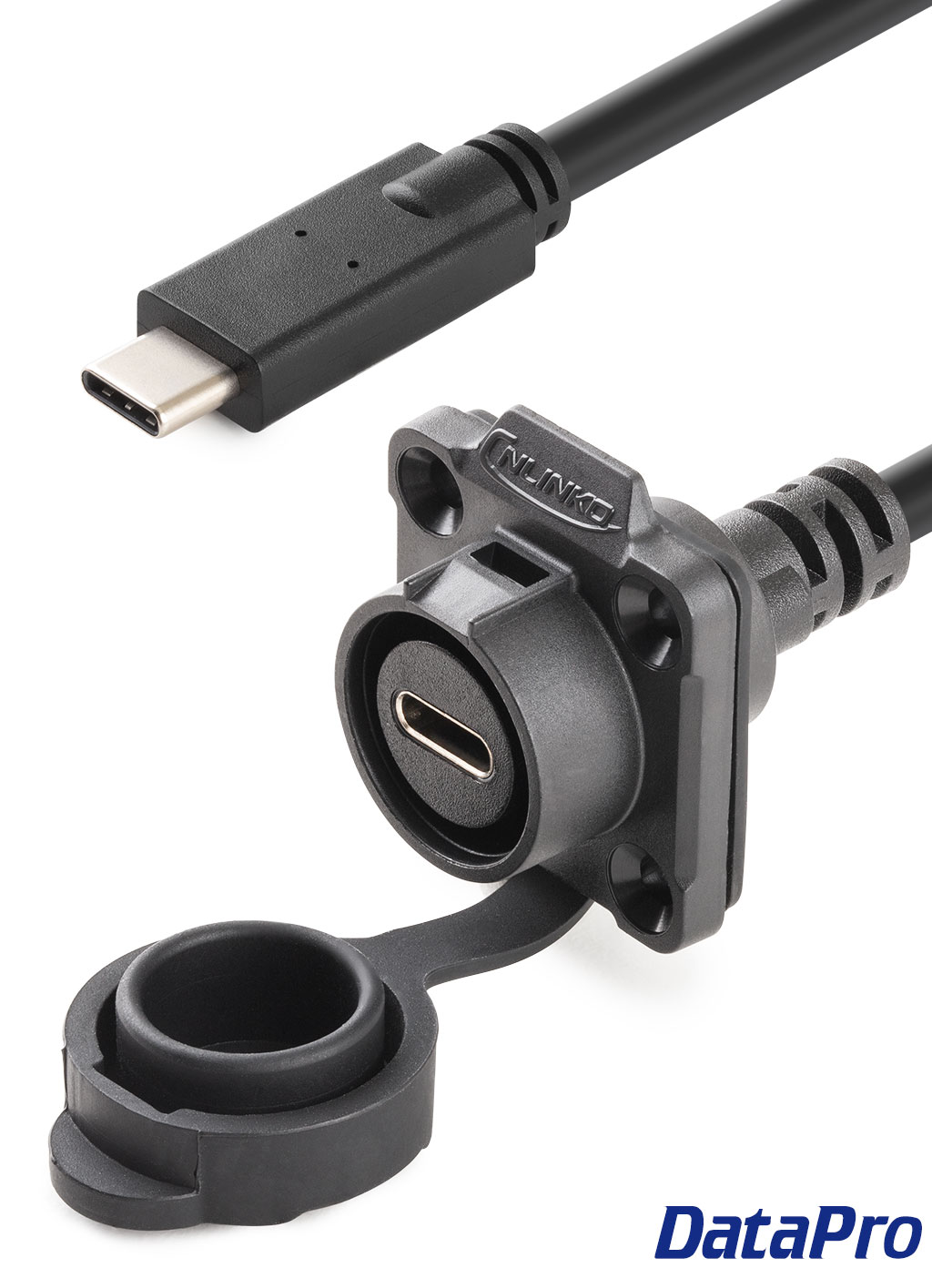 Product Highlight -- Panel-Mount Waterproof IP67 USB-C Cables