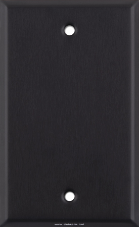 Black&nbsp;Anodized&nbsp;Aluminum 1-Gang