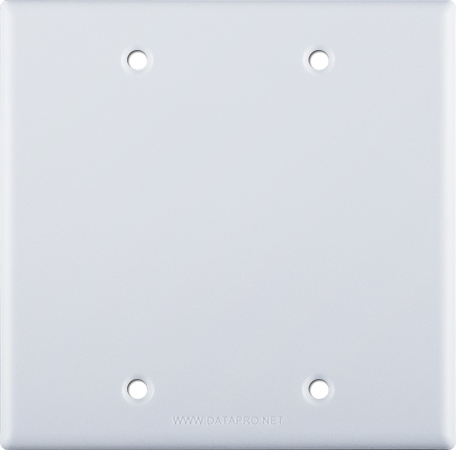 White&nbsp;Plastic 2-Gang