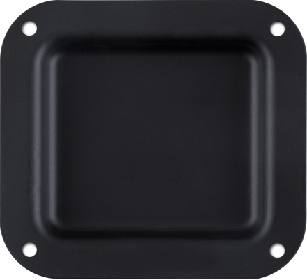 Black&nbsp;Painted&nbsp;Steel Recessed Dish Panel