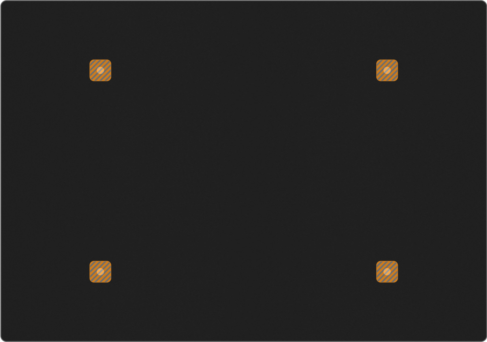 Black&nbsp;Anodized&nbsp;Aluminum Storm IM24XX Sub-Panel