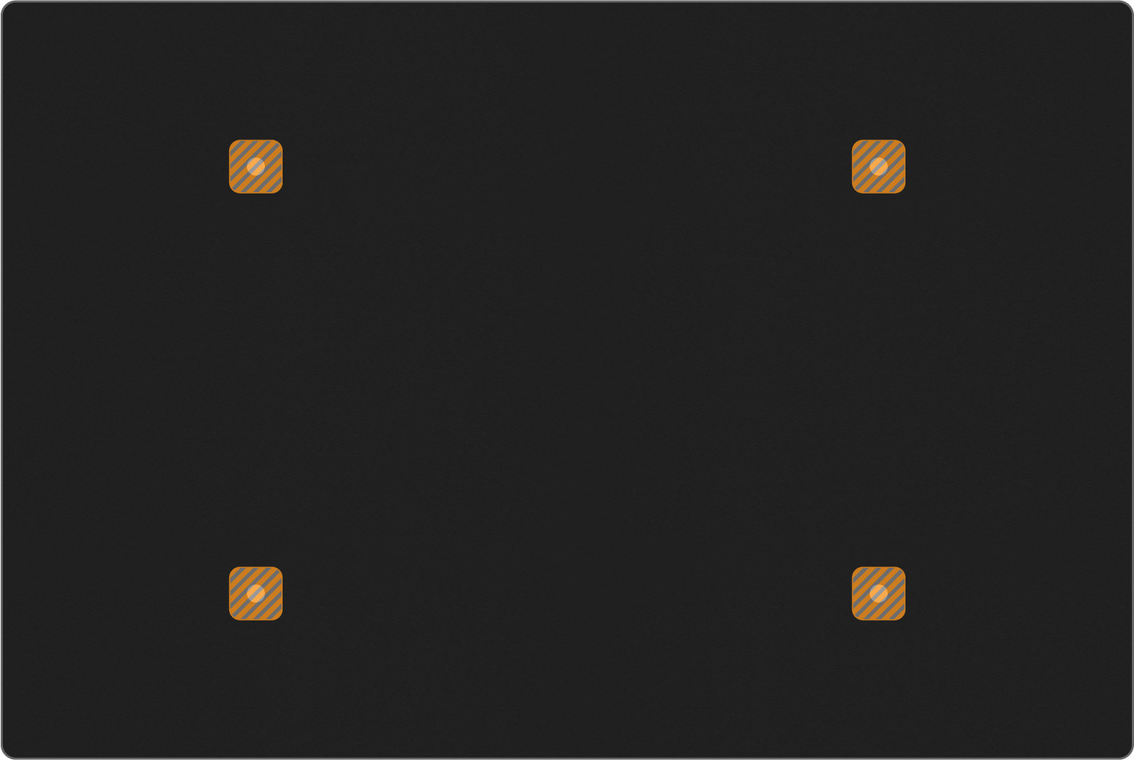 Black&nbsp;Anodized&nbsp;Aluminum Storm IM2300 Sub-Panel