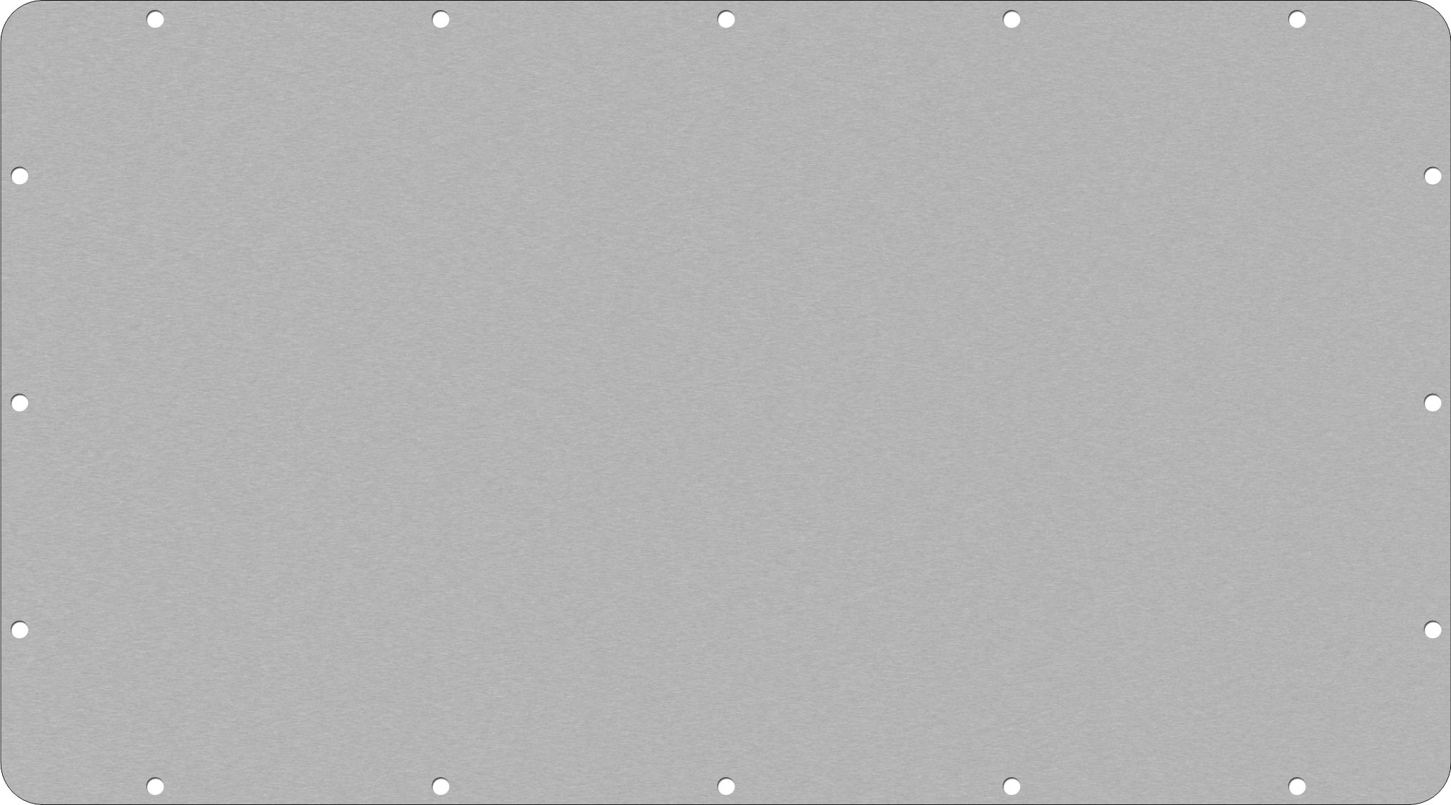 Clear&nbsp;Anodized Aluminum Pelican IM2500 Lid Panel