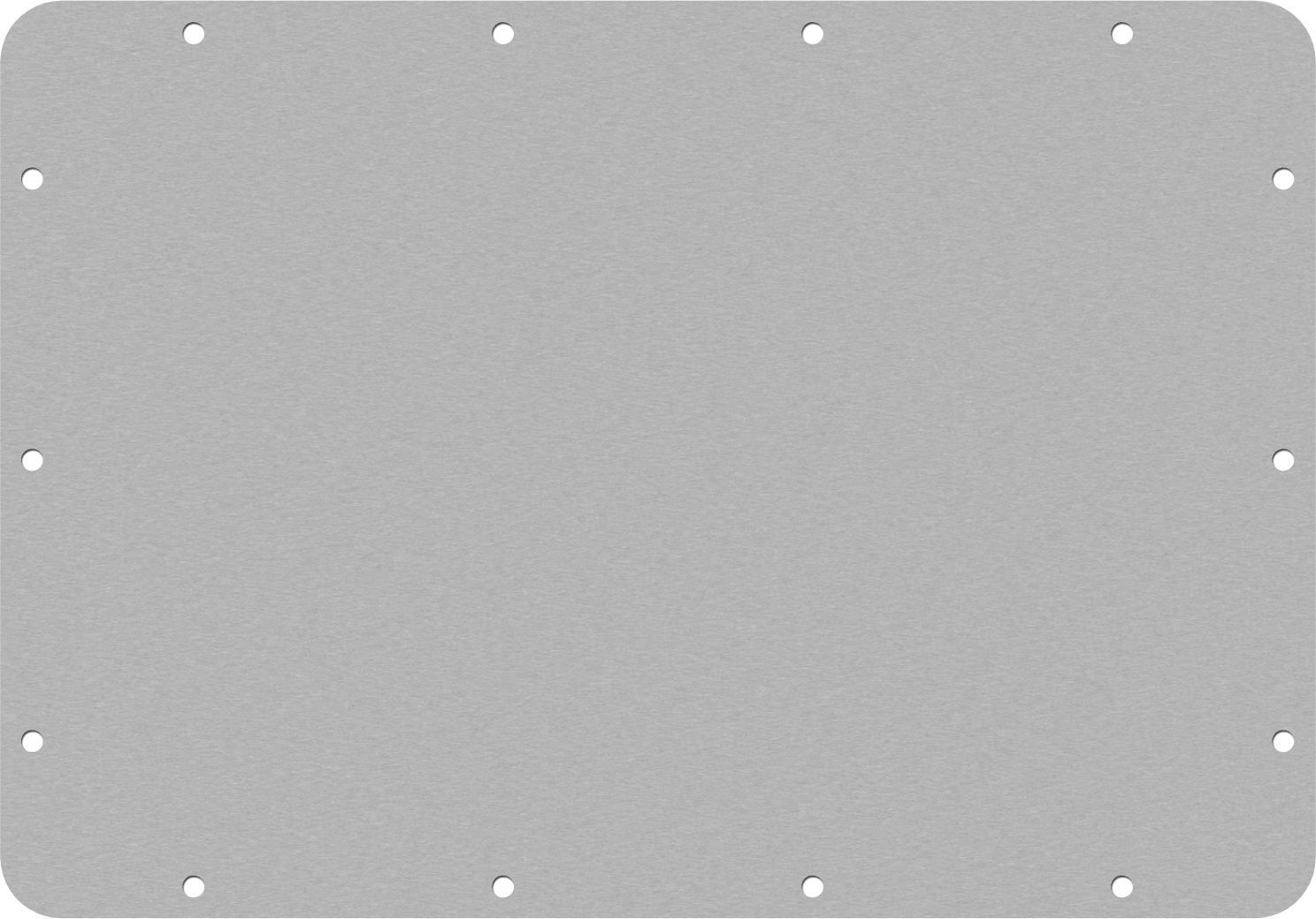 Clear&nbsp;Anodized Aluminum Pelican IM2200 Lid Panel