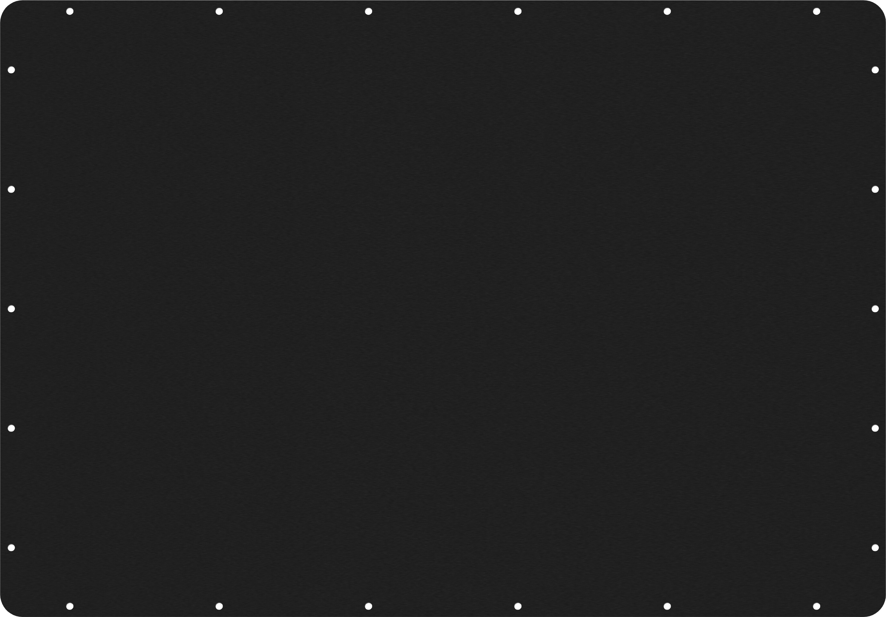 Black&nbsp;Anodized Aluminum Pelican IM30XX Lid Panel
