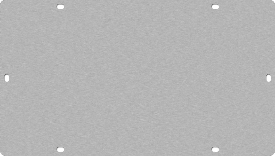 Clear&nbsp;Anodized Aluminum SKB 1006 Base Panel