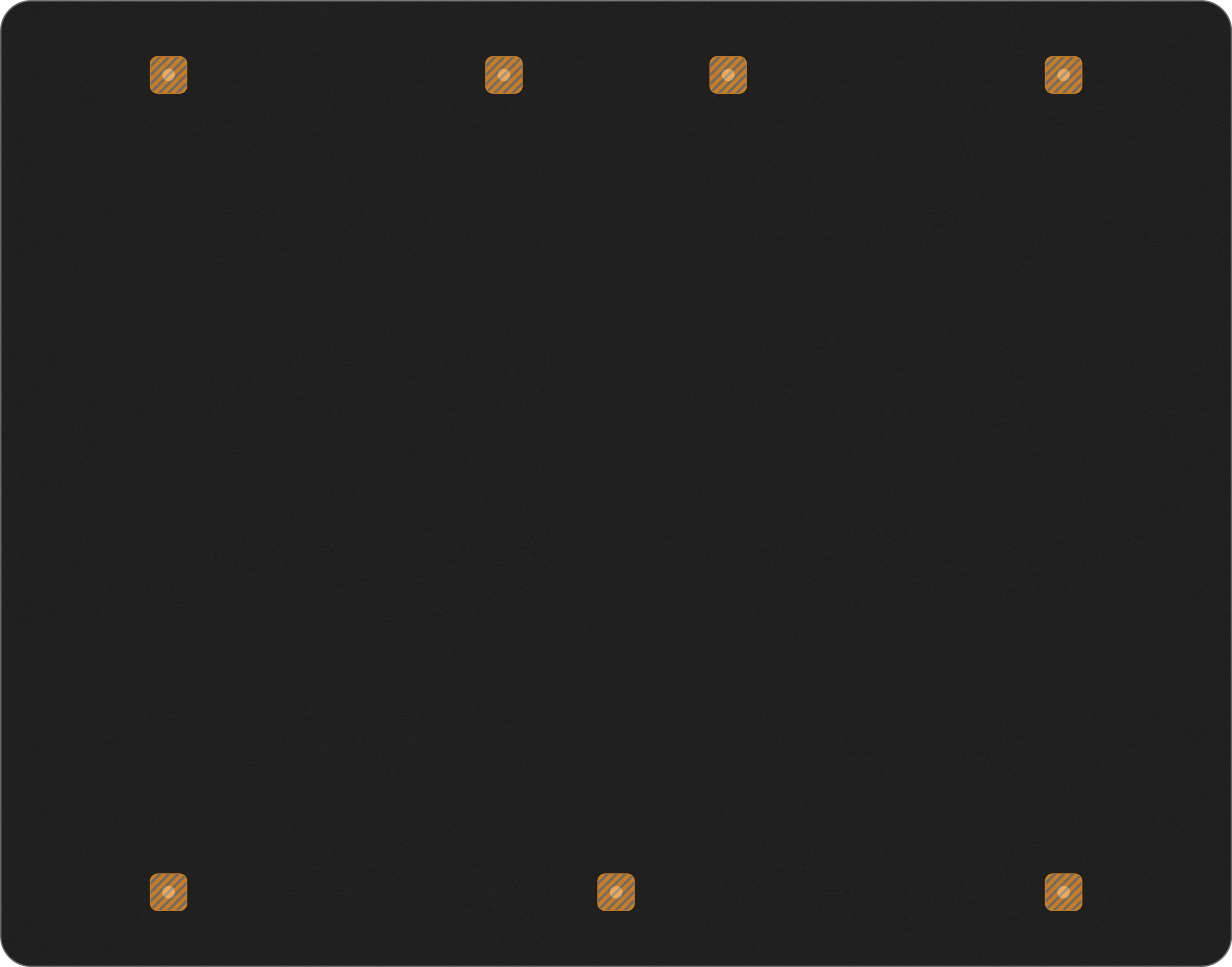 Black&nbsp;Anodized&nbsp;Aluminum Pelican 1630 Sub-Panel