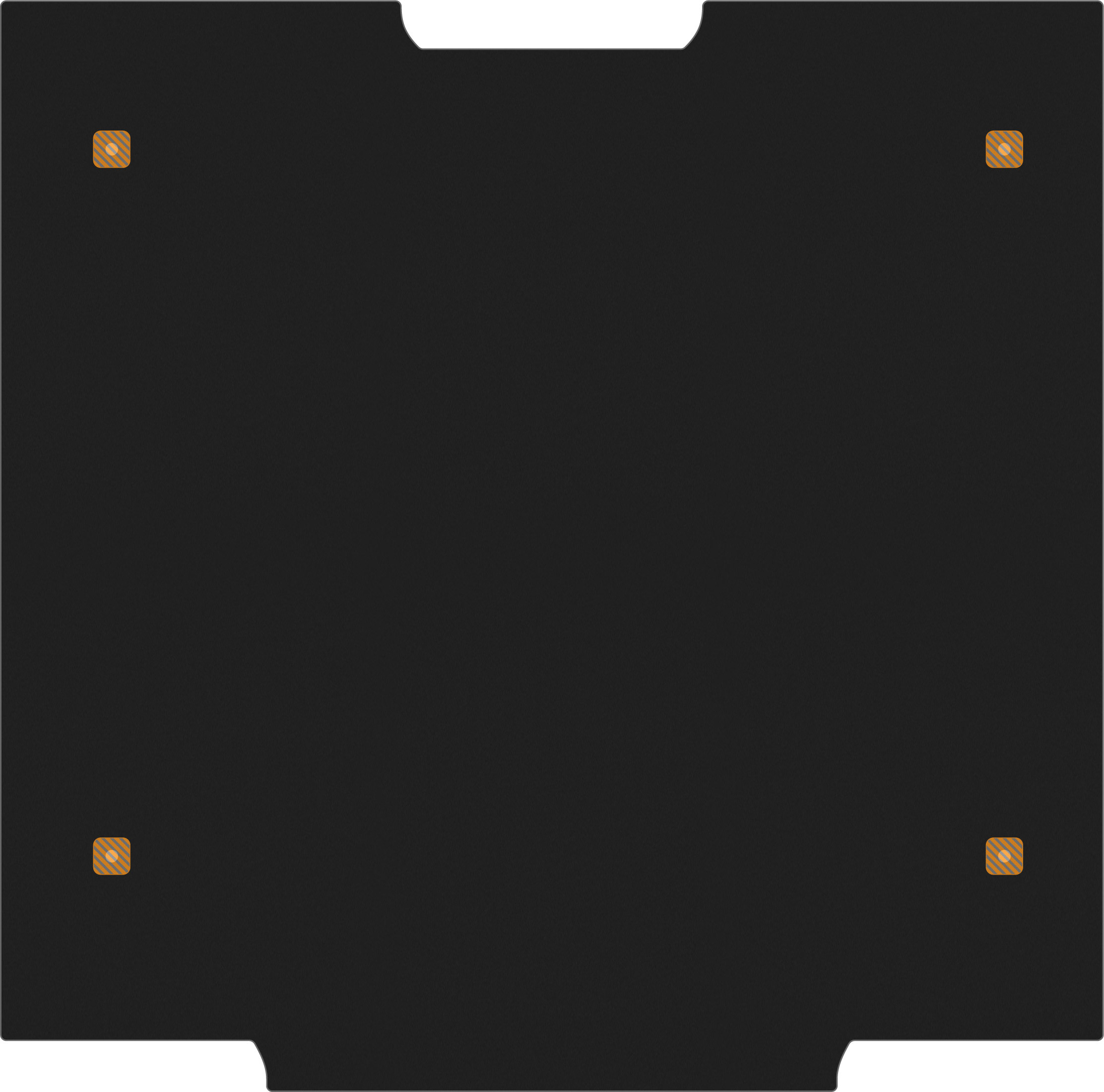 Black&nbsp;Anodized&nbsp;Aluminum Pelican 1640 Sub-Panel