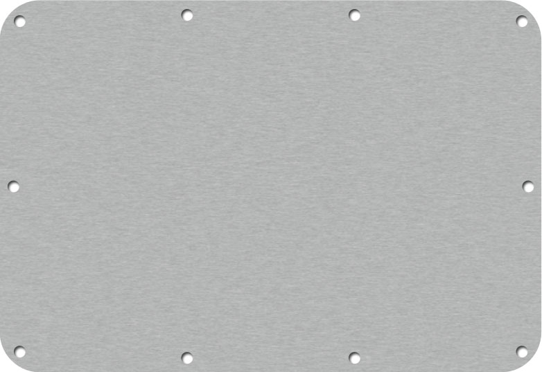 Clear&nbsp;Anodized Aluminum Nanuk 903 Base Panel