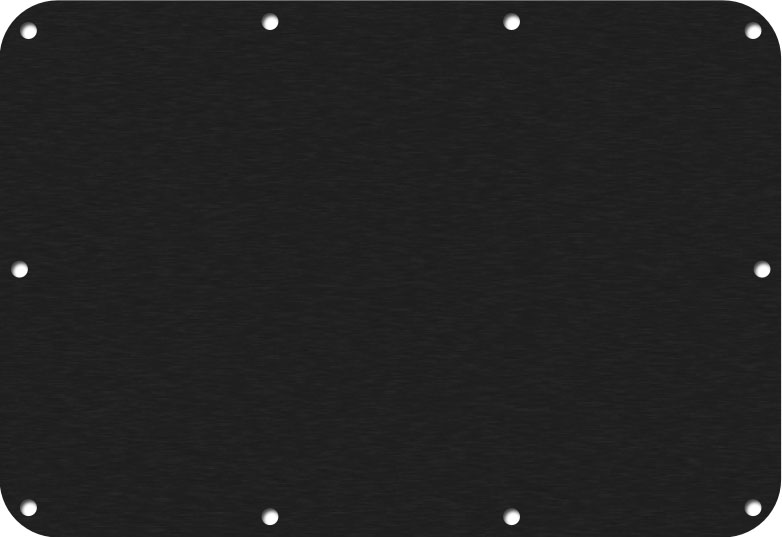 Black&nbsp;Anodized Aluminum Nanuk 903 Base Panel