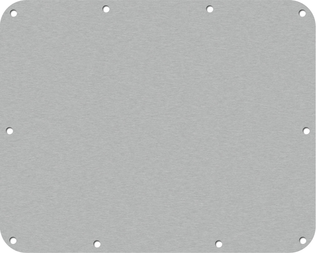 Clear&nbsp;Anodized Aluminum Nanuk 905 Base Panel