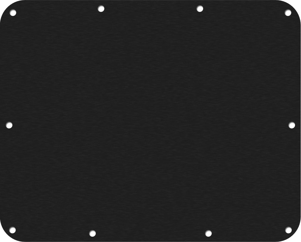 Black&nbsp;Anodized Aluminum Nanuk 905 Base Panel