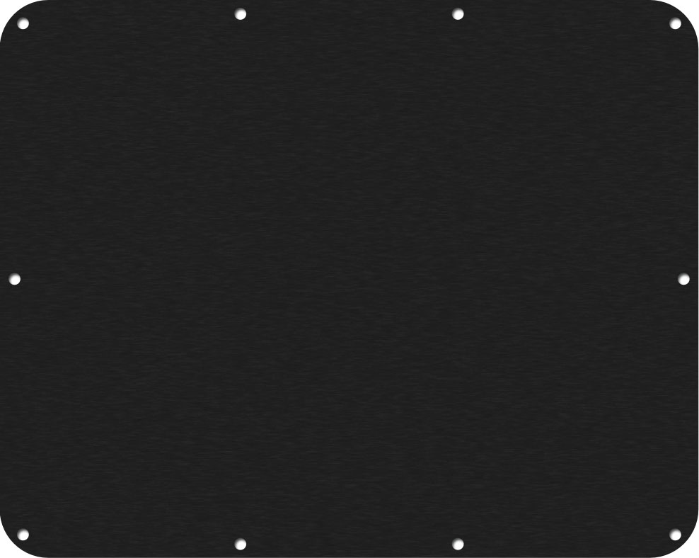 Black&nbsp;Anodized Aluminum Nanuk 908 Base Panel
