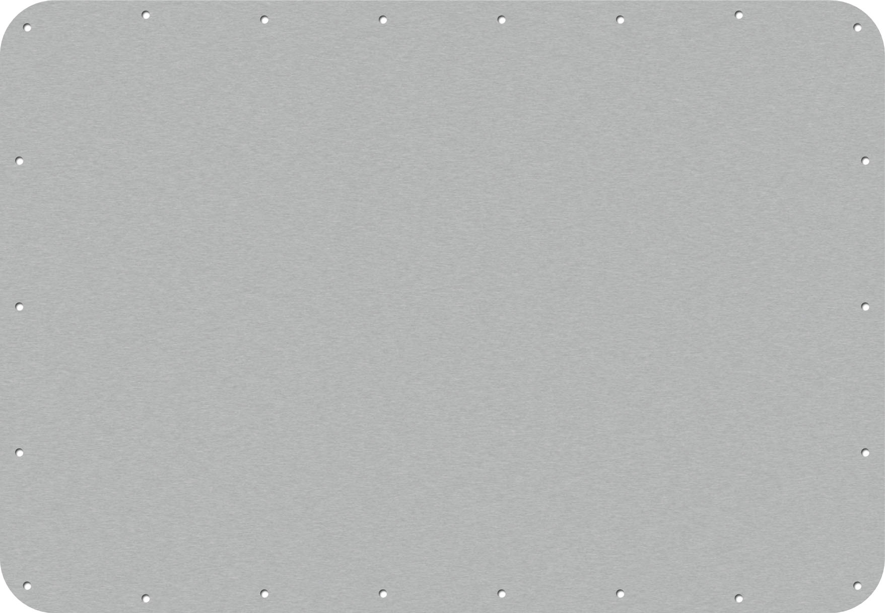 Clear&nbsp;Anodized Aluminum Nanuk 923 Base Panel