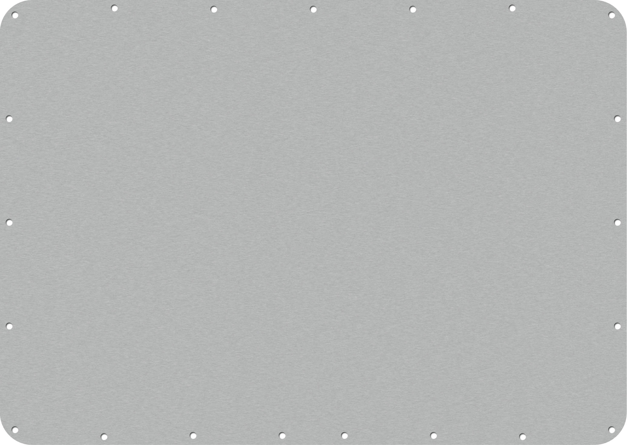 Clear&nbsp;Anodized Aluminum Nanuk 940 Base Panel