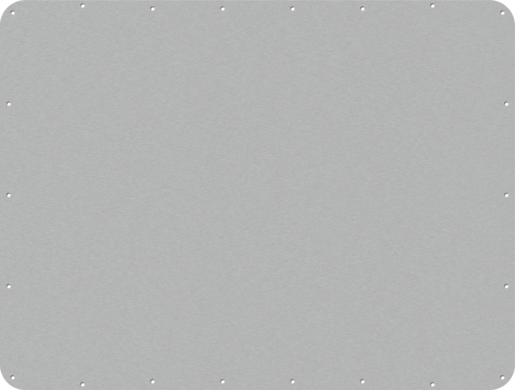 Clear Anodized Aluminum Nanuk 950 Base Panel
