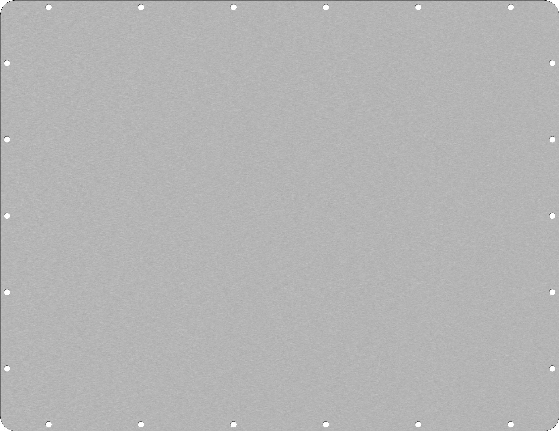 Clear&nbsp;Anodized Aluminum Pelican IM27XX Base Panel
