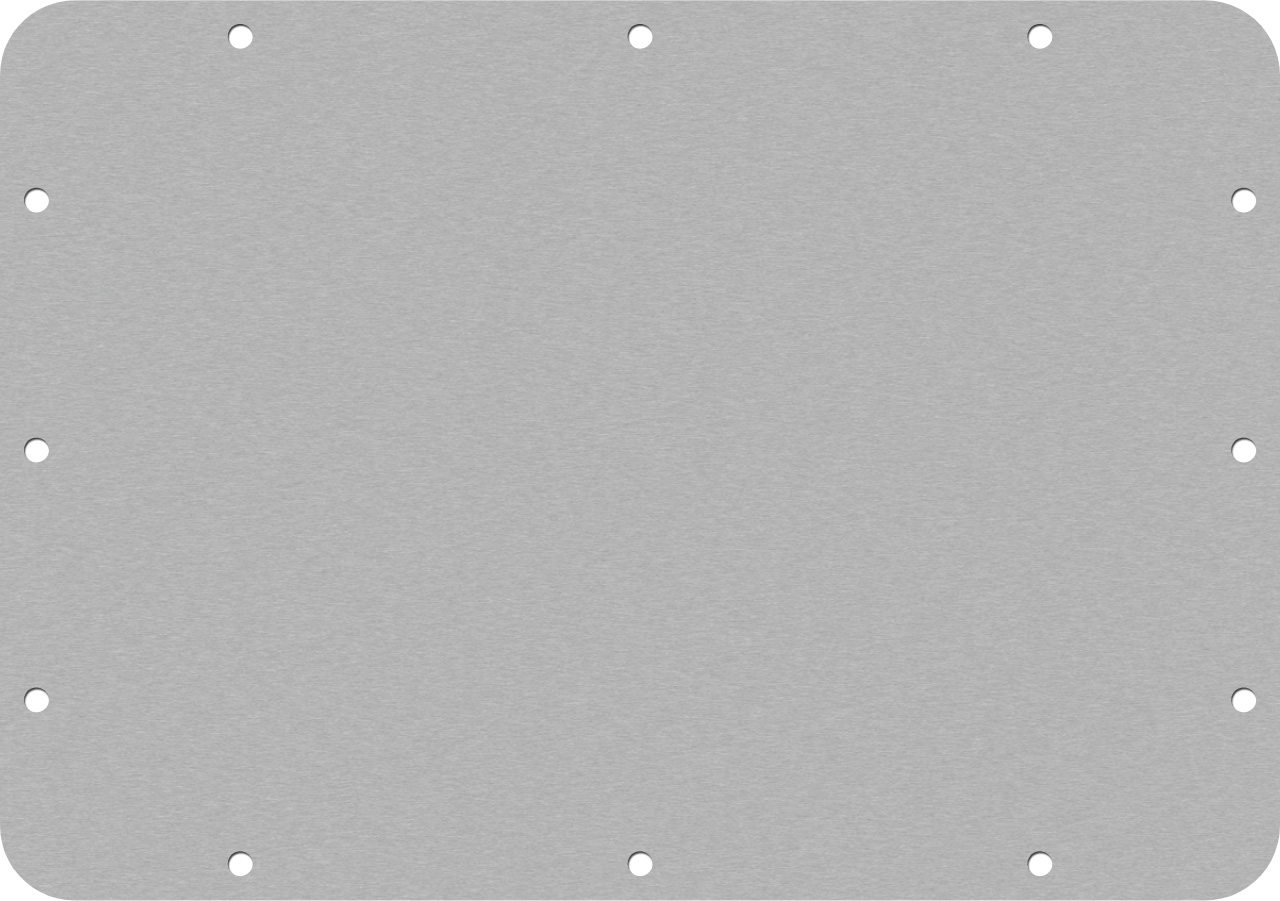 Clear&nbsp;Anodized Aluminum Pelican IM2100 Base Panel