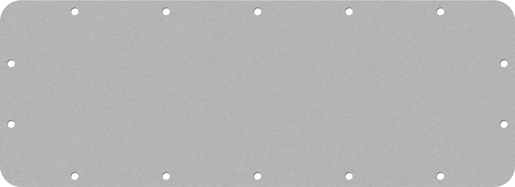 Clear&nbsp;Anodized Aluminum Pelican IM2306 Base Panel