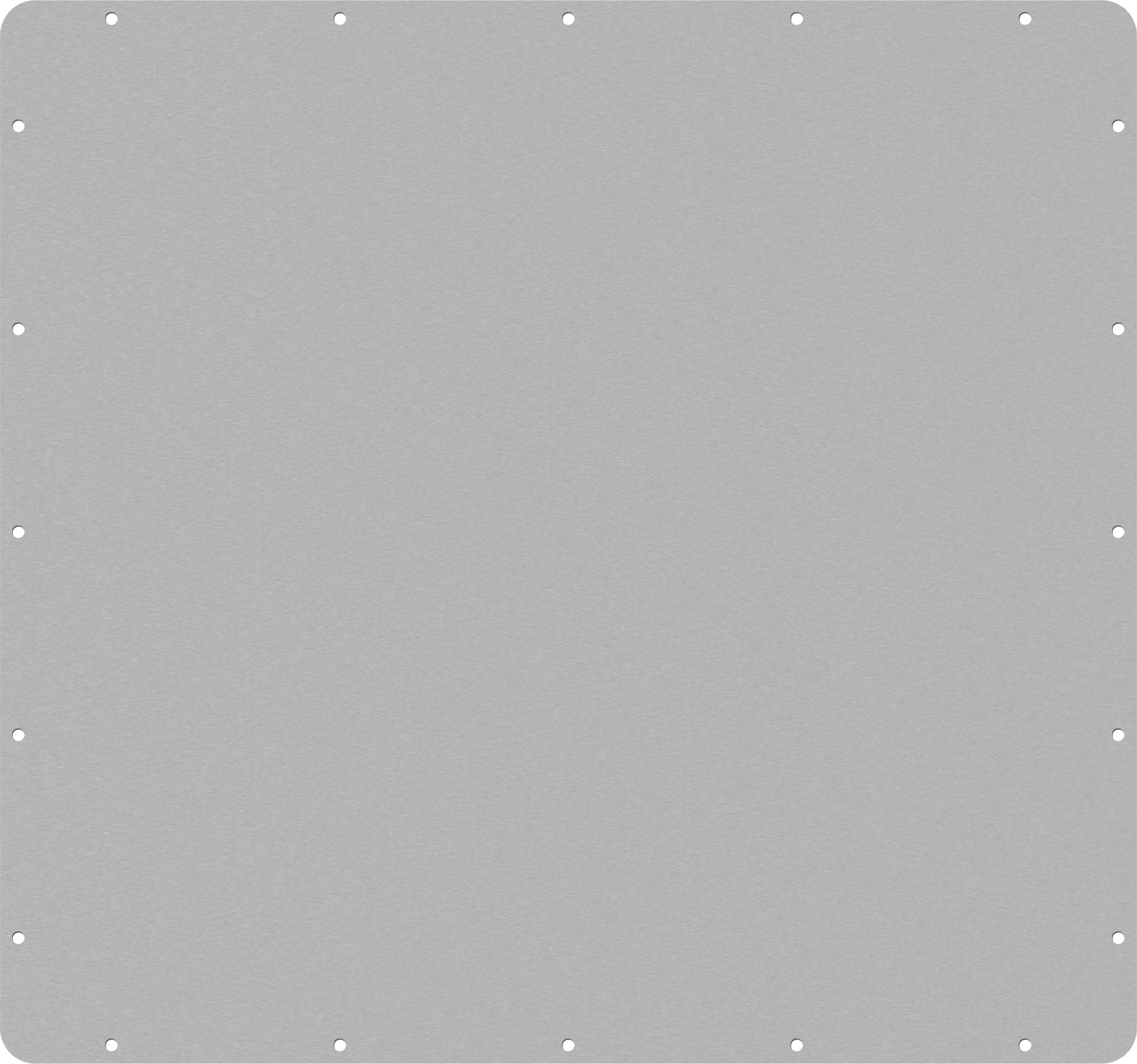 Clear&nbsp;Anodized Aluminum Pelican IM2875 Base Panel