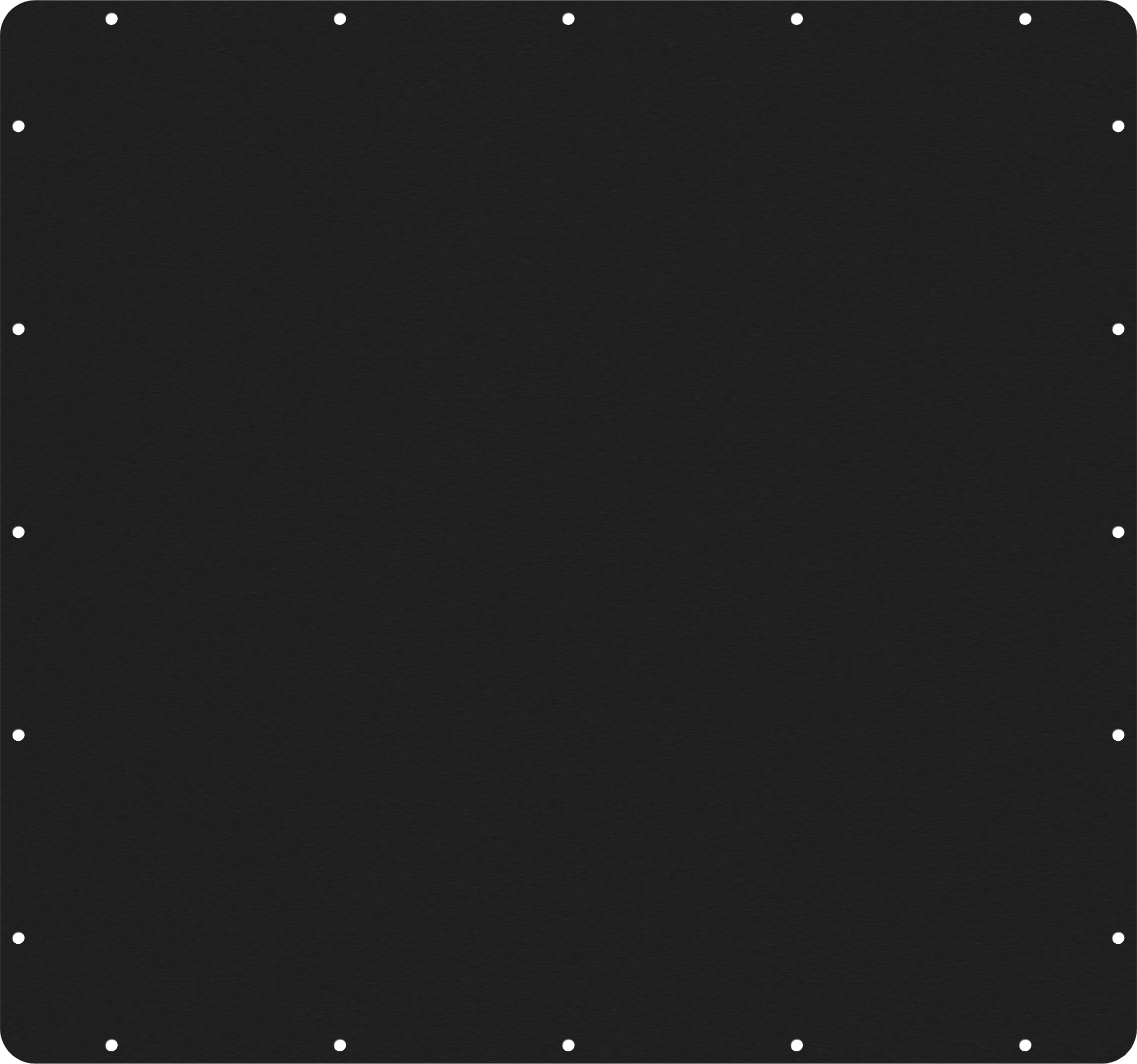 Black&nbsp;Anodized Aluminum Pelican IM2875 Base Panel