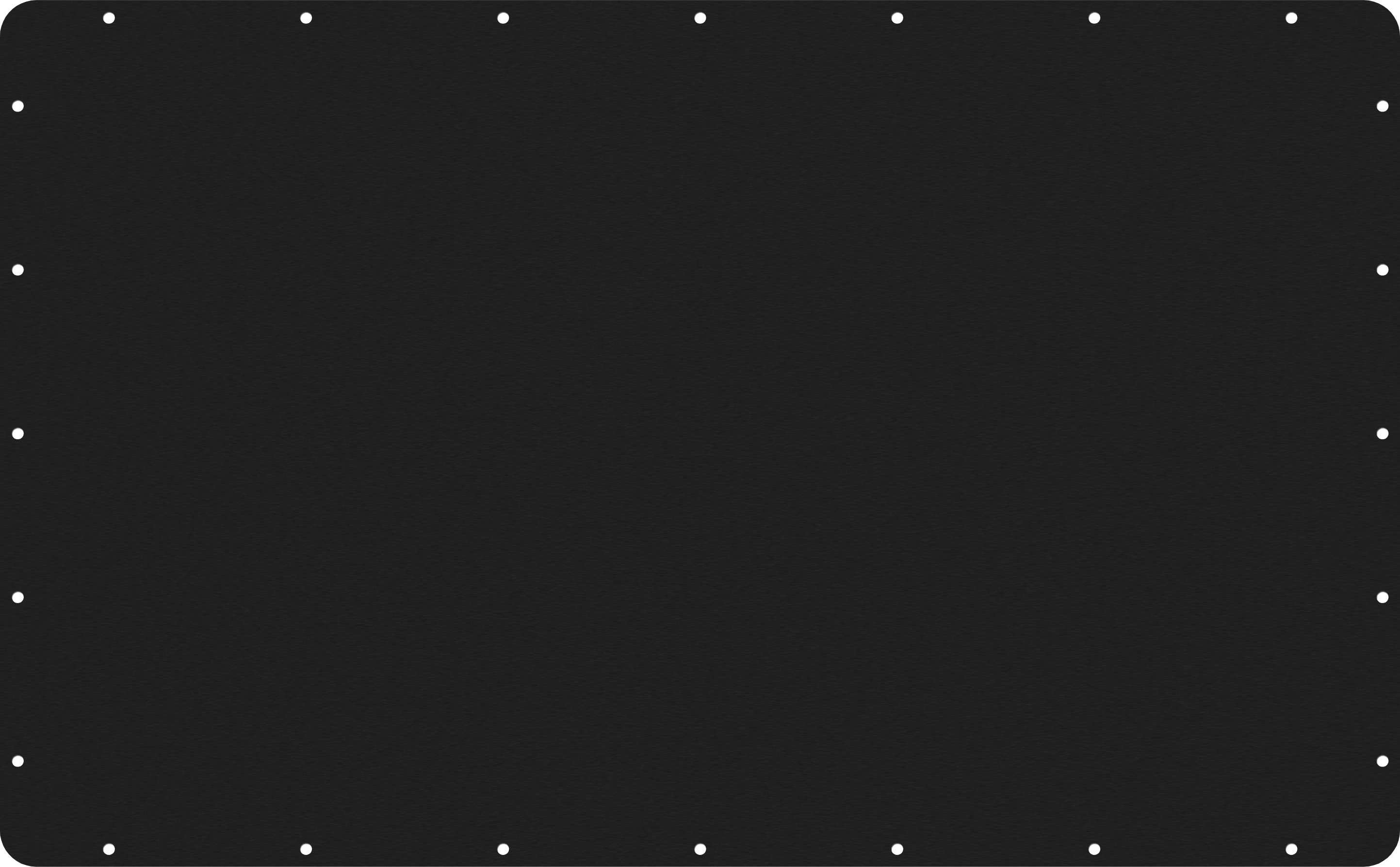 Black&nbsp;Anodized Aluminum Pelican IM29XX Base Panel