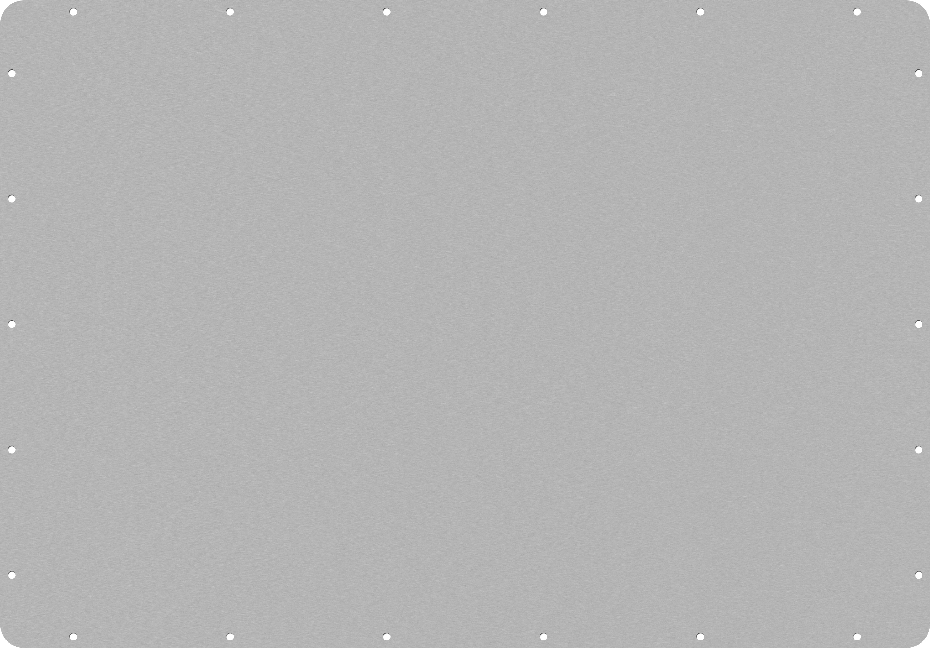 Clear&nbsp;Anodized Aluminum Pelican IM30XX Base Panel