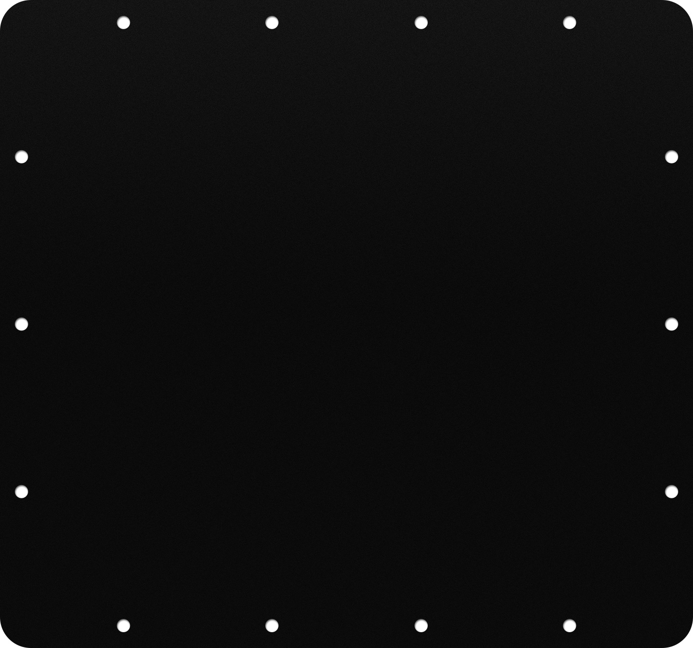 Black&nbsp;Anodized Aluminum Pelican IM2275 Base Panel