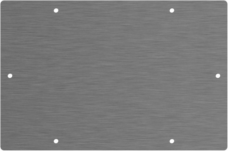 Clear&nbsp;Anodized Aluminum Pelican 1120 Base Panel