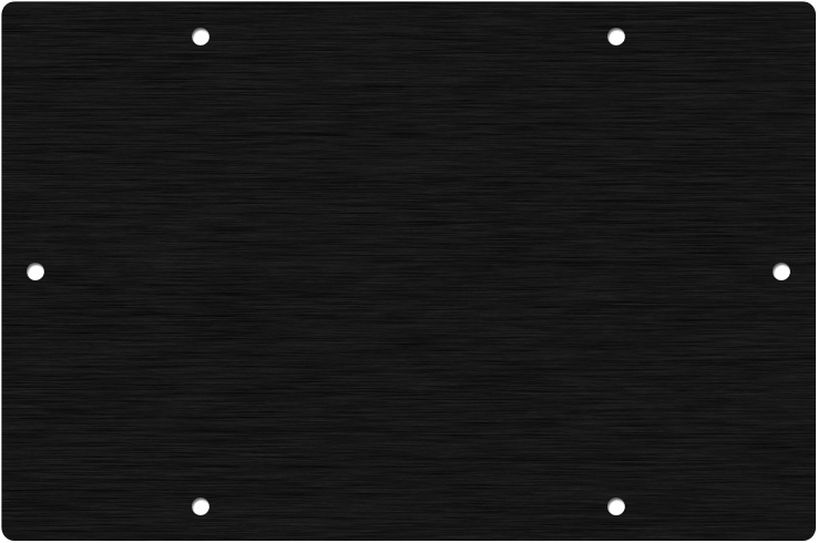Black&nbsp;Anodized Aluminum Pelican 1120 Base Panel