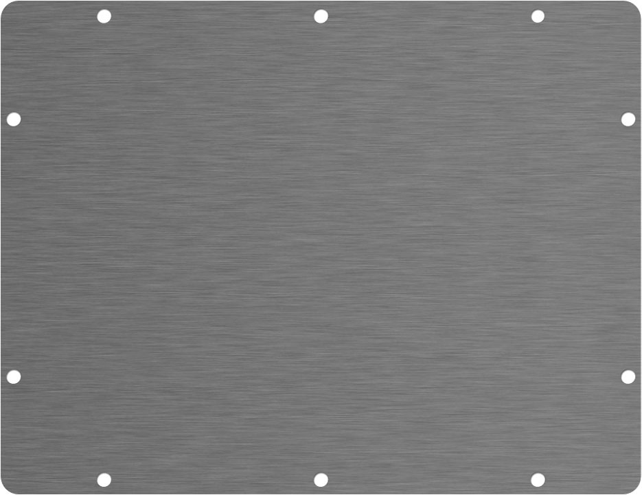 Clear&nbsp;Anodized Aluminum Pelican 1200 Base Panel