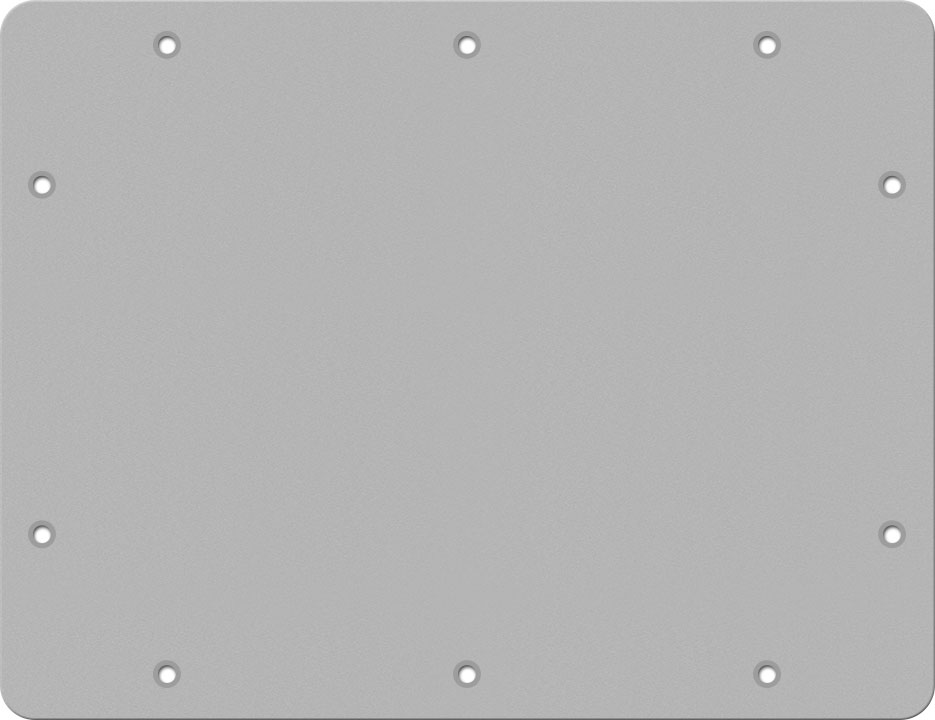 Clear&nbsp;Anodized Aluminum Pelican 1300 Base Panel
