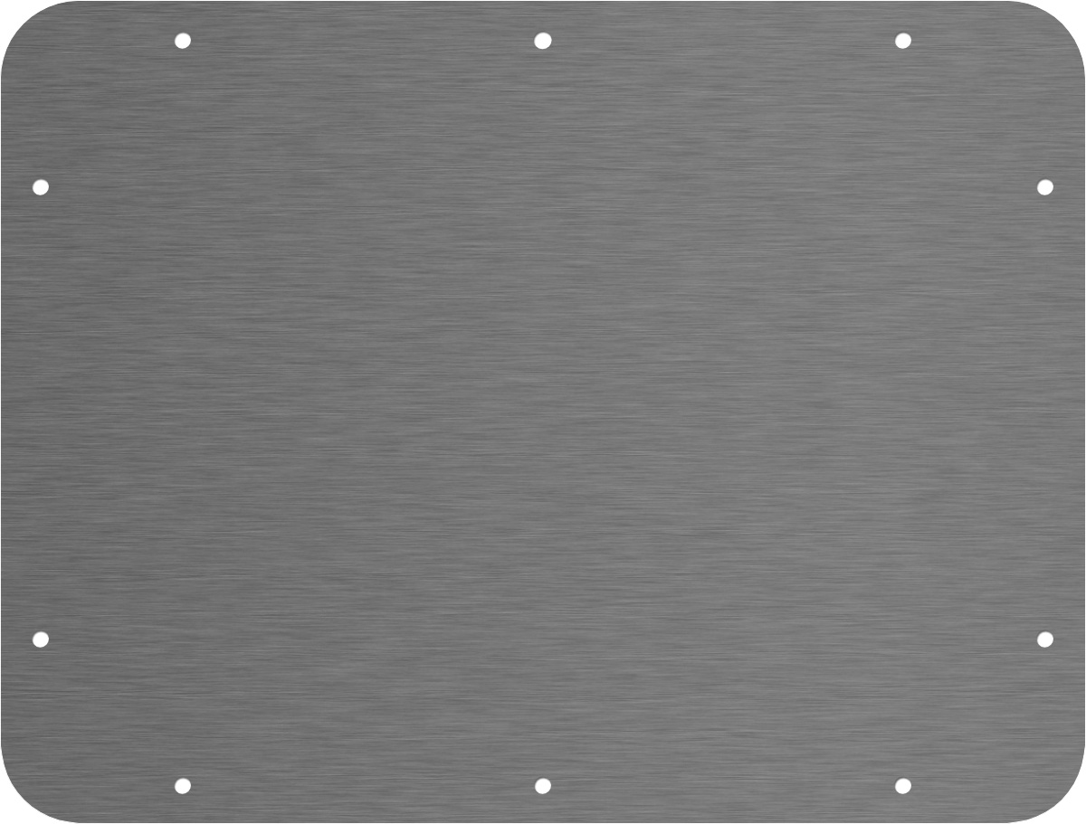 Clear&nbsp;Anodized Aluminum Pelican 1400 Base Panel