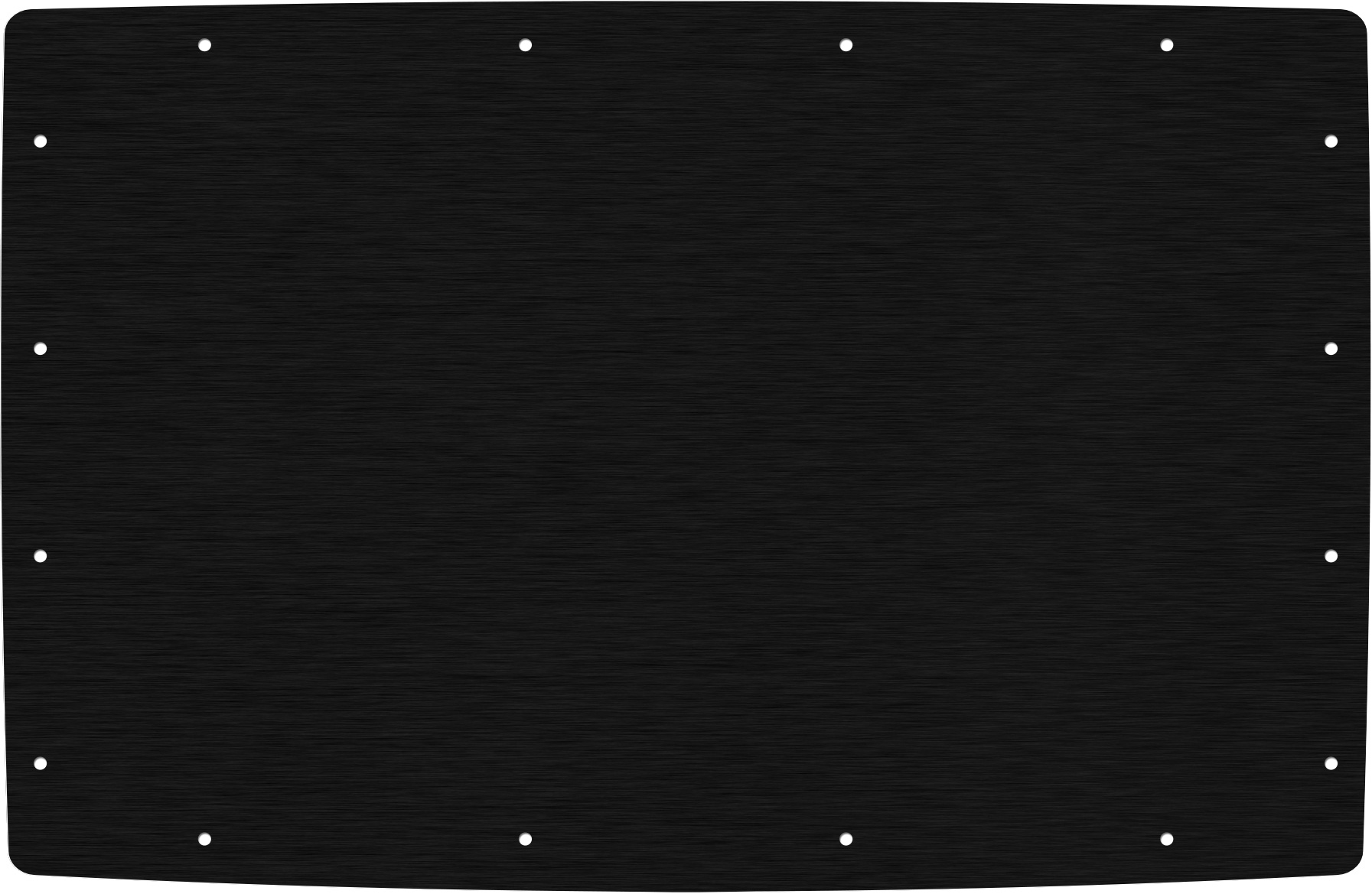 Black&nbsp;Anodized Aluminum Pelican 1490 Base Panel