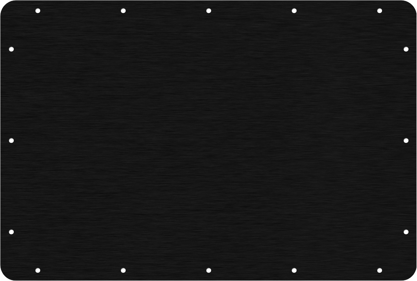 Black&nbsp;Anodized Aluminum Pelican 1500 Base Panel