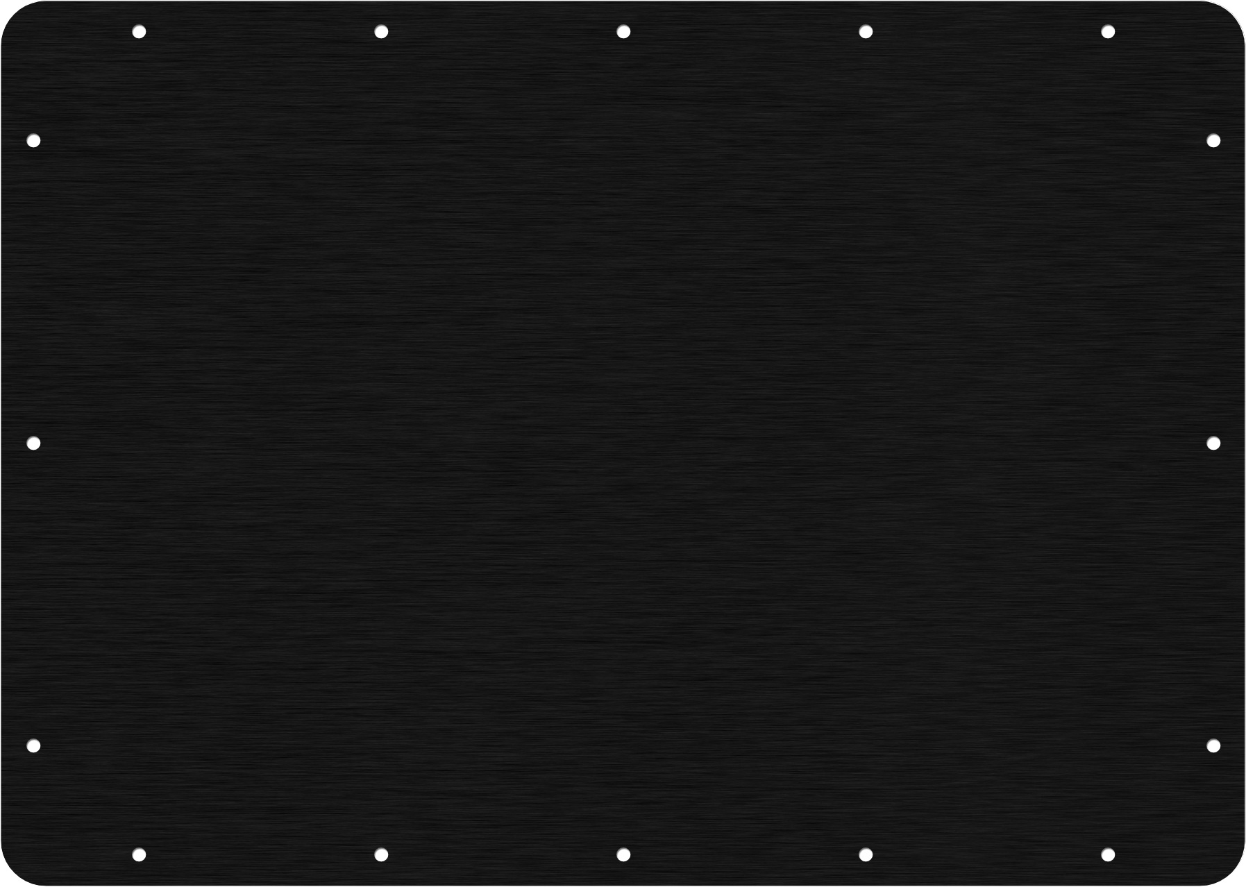 Black&nbsp;Anodized Aluminum Pelican 1520 Base Panel